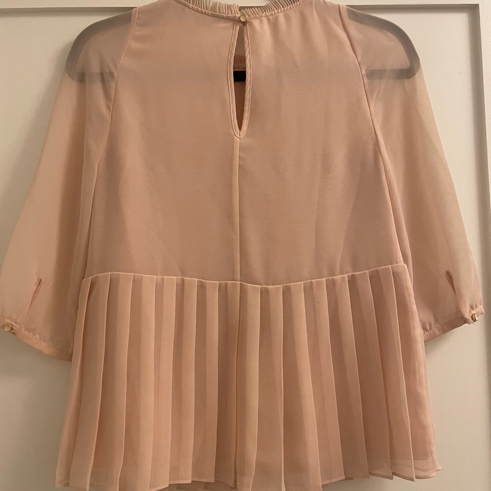 Ted Baker pale pink blouse. Size 0. - Picture 2 of 4